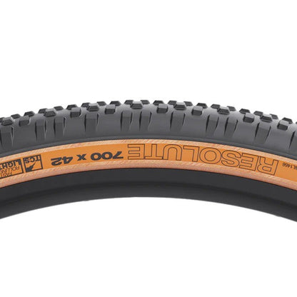 Reifen WTB RESOLUTE TCS LIGHT FAST ROLLING DUAL DNA SG2 120tpi 700x42c Tubeless Ready Beige