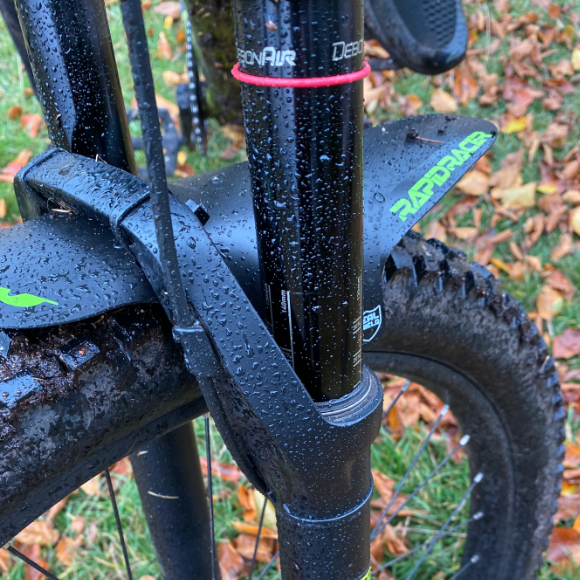 Schutzblech RRP EnduroGuard Standard (Gabel 80 bis 120mm) Schwarz/Türkis