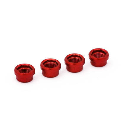 RENNEN Regular Kettenblattschraubenhülsen (x4) Rot