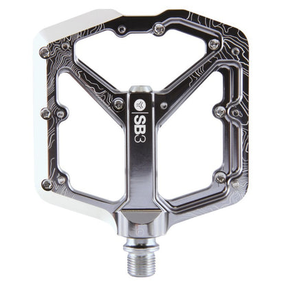 Plattformpedale SB3 SPECTRUM Silber