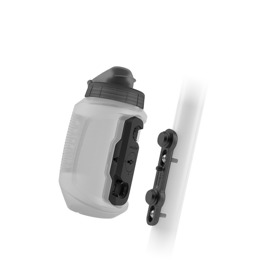 Set Trinkflasche und Flaschenhalter FIDLOCK TWIST UNI BASE 550 ml Transparent