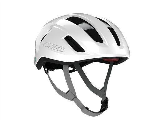 Helm Strasse LAZER SPHERE KINETICORE Weiss/Silber