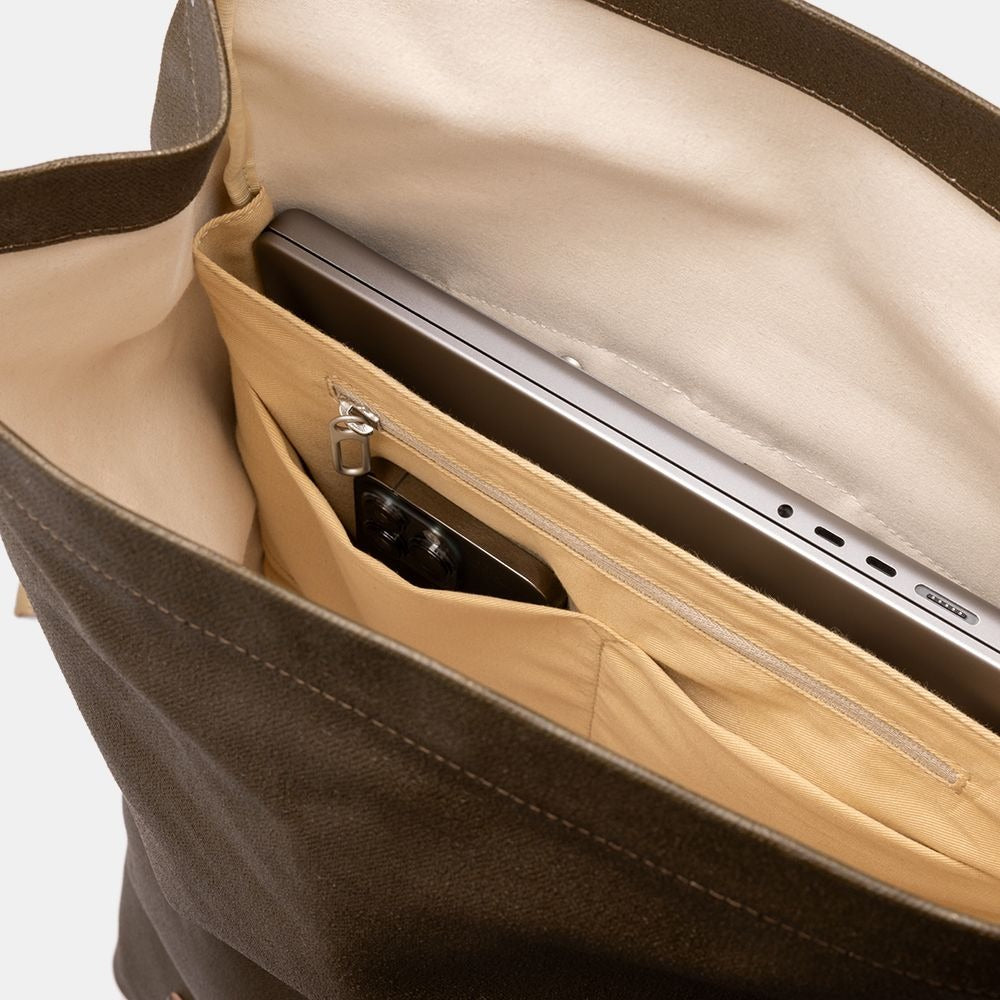 Rucksack BROOKS PICKWICK COTTON CANVAS 26L Braun