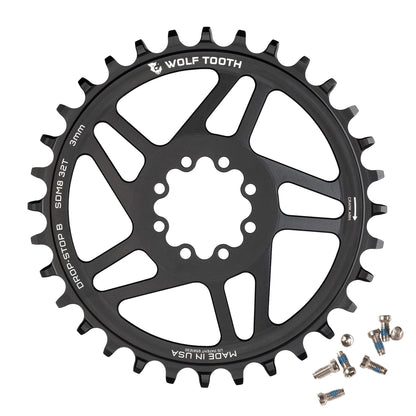 Mono-Kettenblatt WOLF TOOTH 12V SRAM Direct Mount 8 Schrauben Offset 3mm