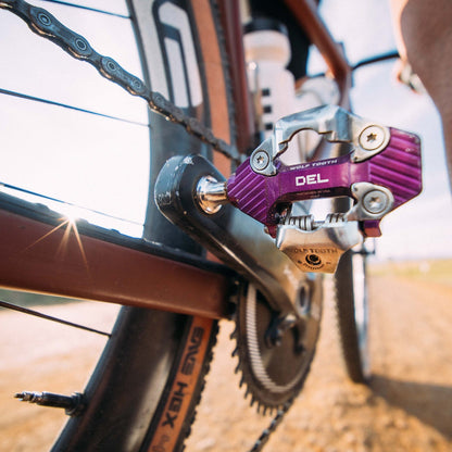 Pedale WOLF TOOTH DEL GRAVEL RACE Clipless Violett