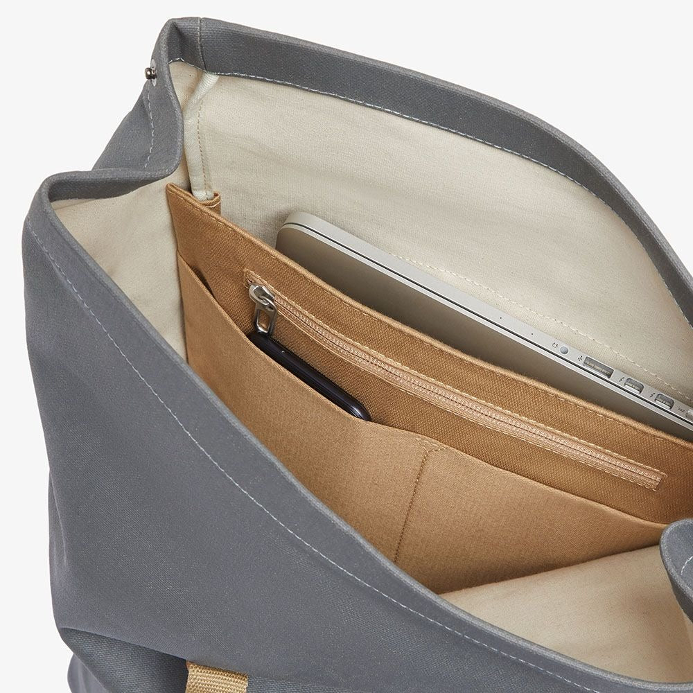 Rucksack BROOKS PICKWICK COTTON CANVAS 12L Grau