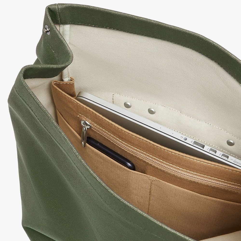 Rucksack BROOKS PICKWICK COTTON CANVAS 12L Grün