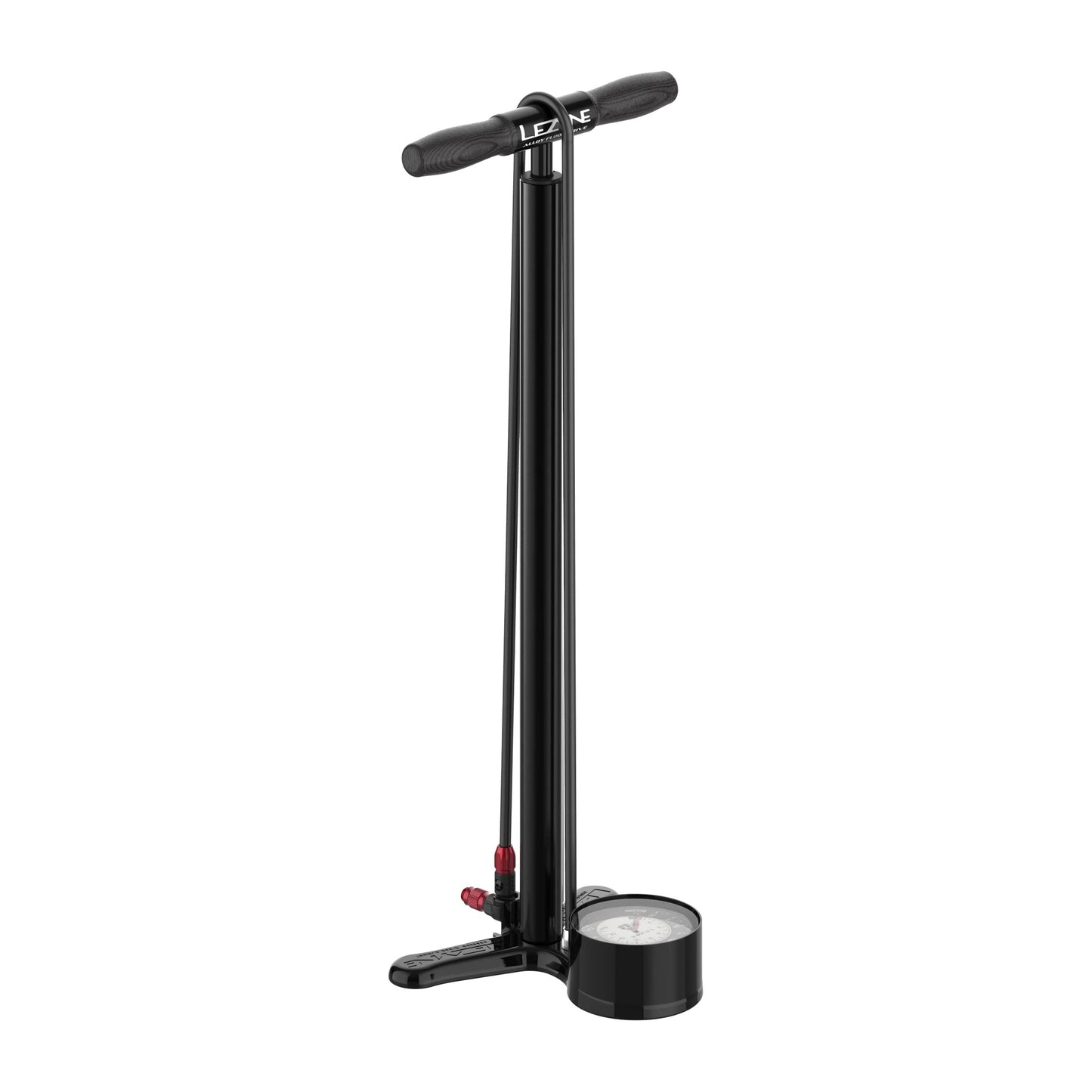 Fußpumpe LEZYNE ALLOY FLOOR DRIVE 3.5 Schwarz