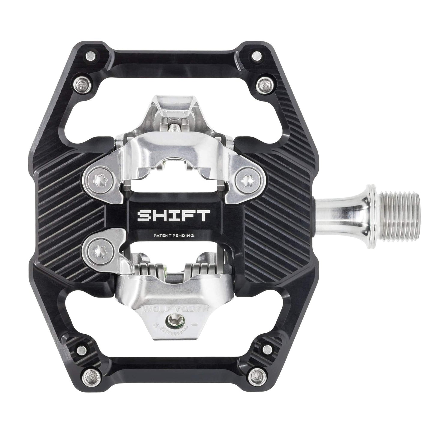 Pedale WOLF TOOTH GRAVITY CLIPLESS Schwarz