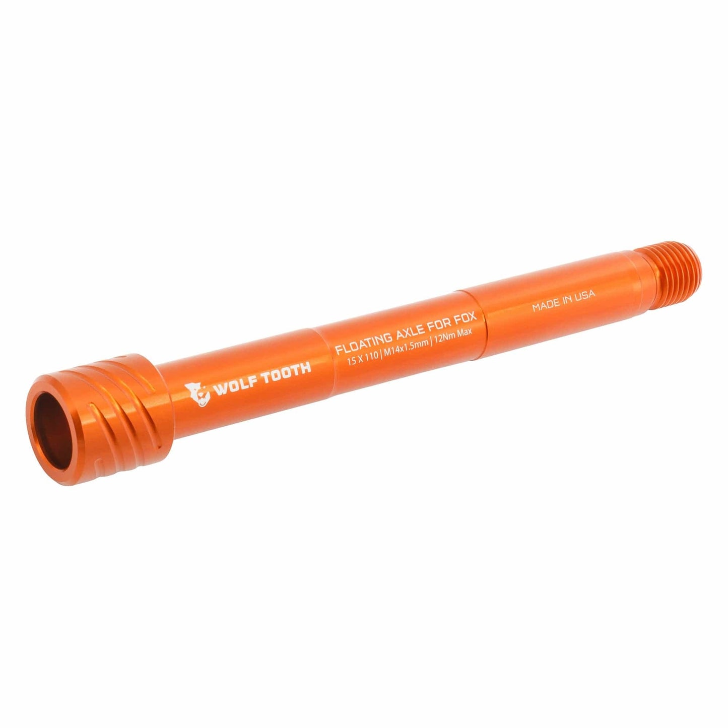 WOLF TOOTH Vorderradachse für FOX Gabel 36/38 15x110 mm Boost Orange