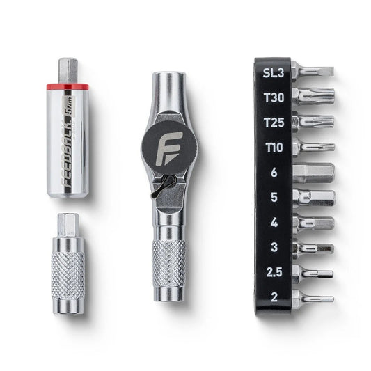 Mini-Ratschen-Set und Drehmomentverlängerung 5 Nm FEEDBACK SPORTS Reflex