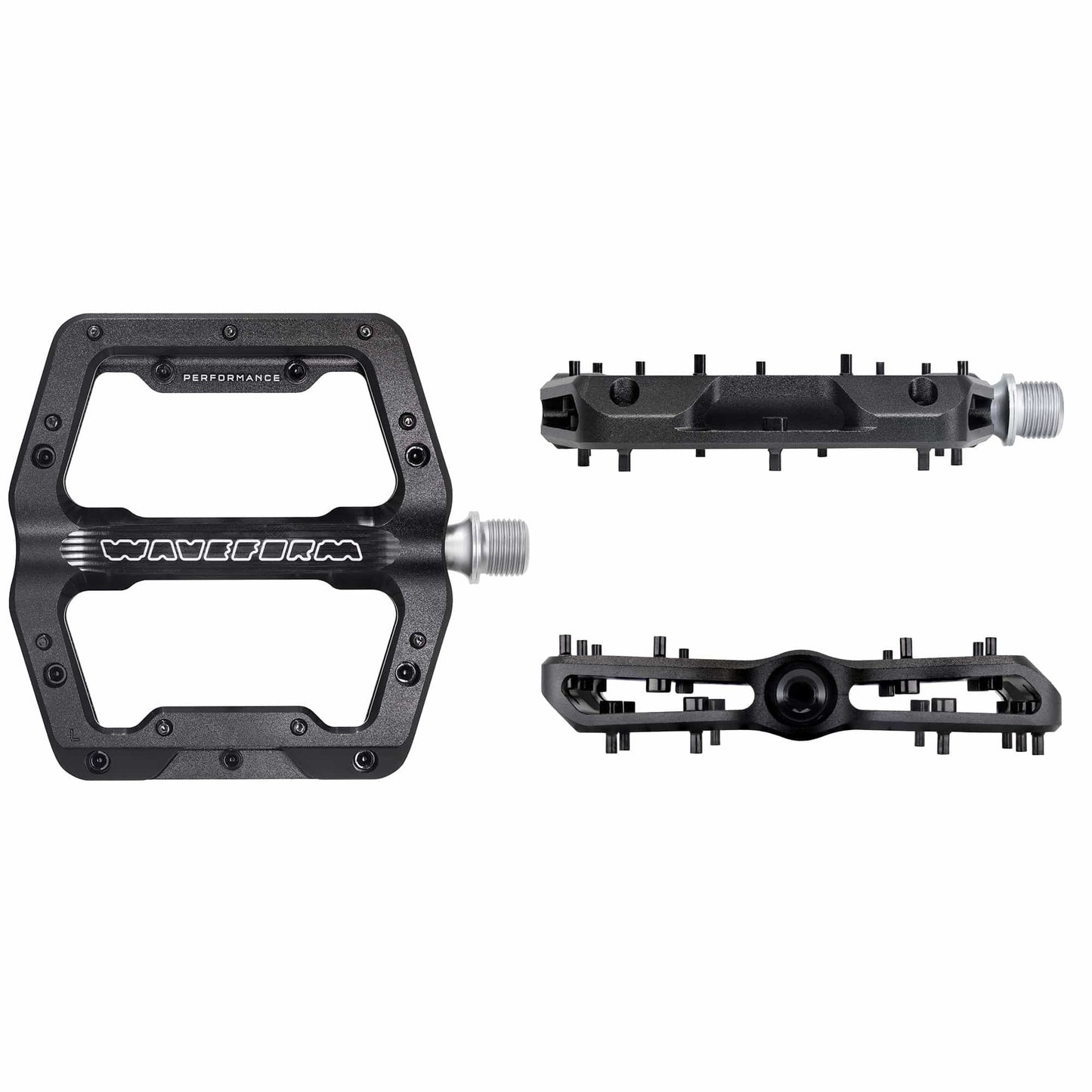 WOLF TOOTH WAVEFORM PERFORMANCE Flachpedale, Schwarz