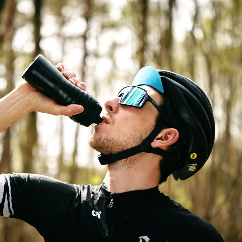 Trinkflasche FIDLOCK TWIST X KEEGO (600 ml) Schwarz