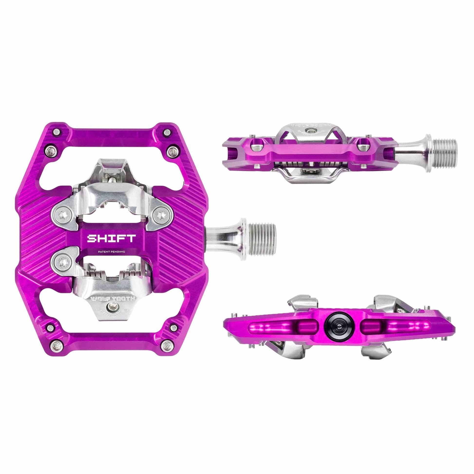 mtb pedale pink Pedale WOLF TOOTH GRAVITY CLIPLESS Violett – Probikeshop