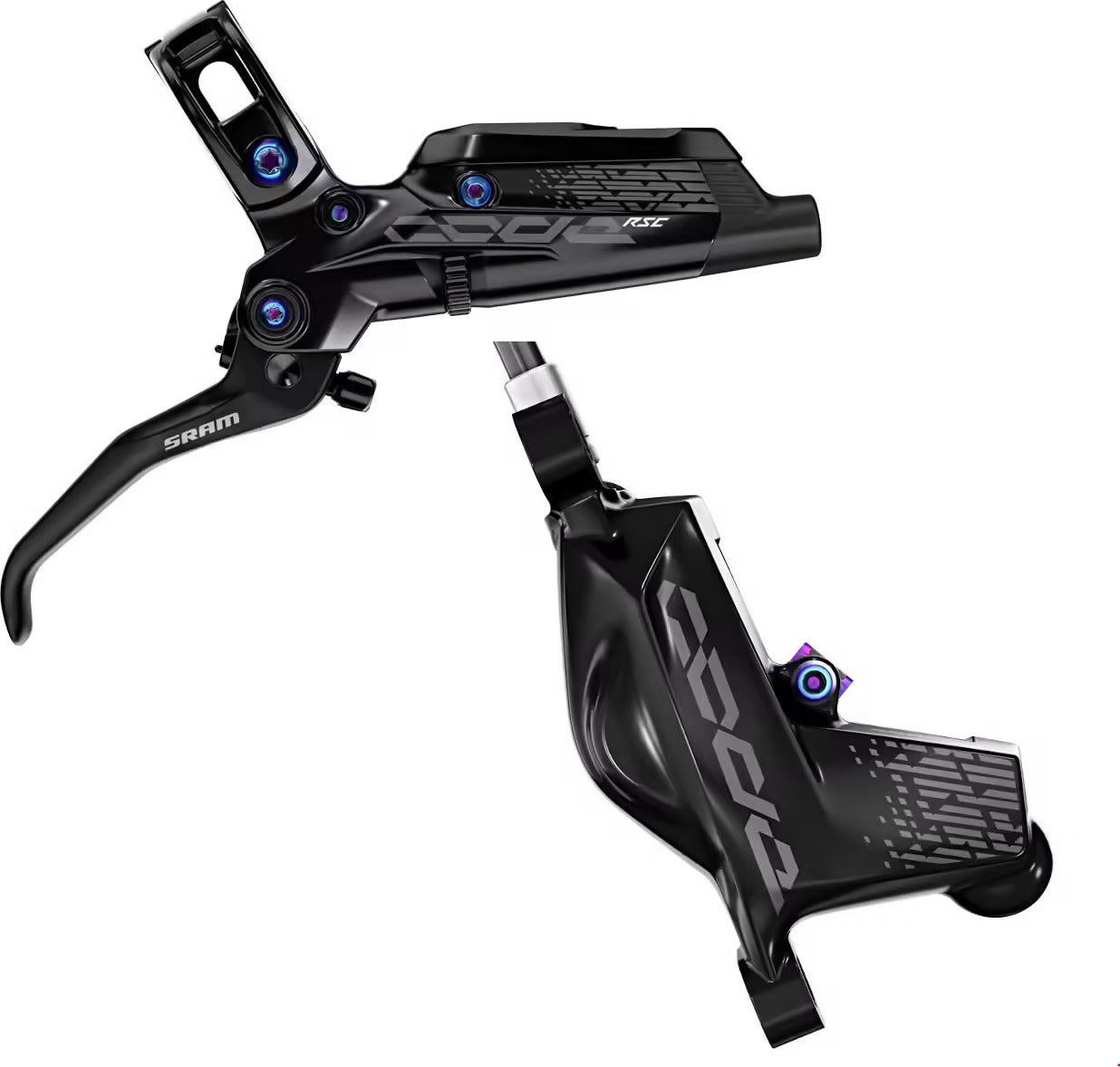 SRAM CODE RSC Vorderradbremse Rainbow Metallic Bremsbeläge