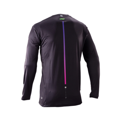 Trikot LEATT MTB GRAVITY 4.0 Lange Ärmel Schwarz/Violett
