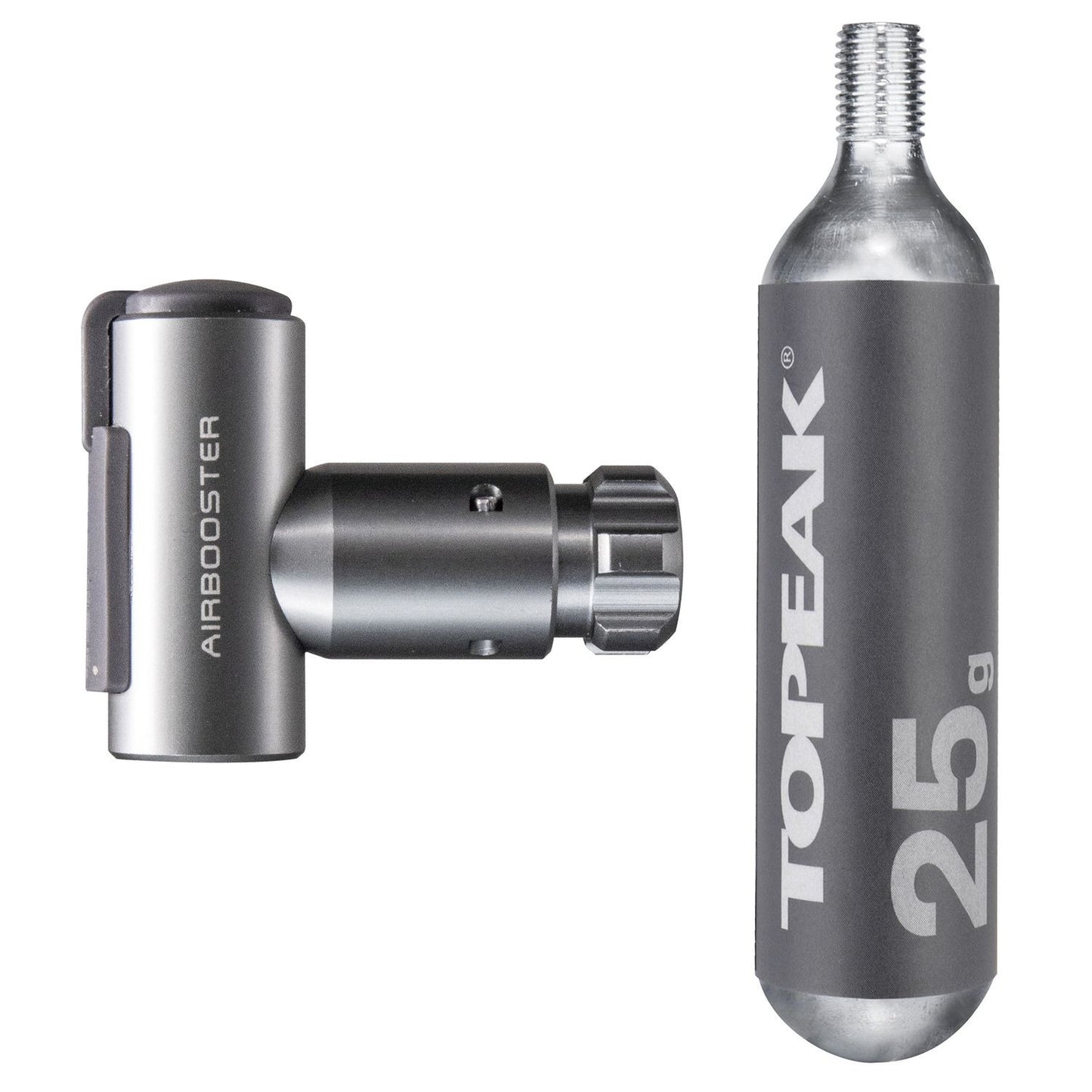 CO2-Schlagbolzen TOPEAK + CO2-Patrone mit Gewinde 25 g (x1)