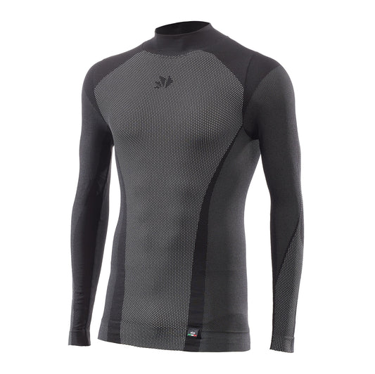 Unterwäsche SIXS TS2 V2 Longsleeve Schwarz Carbon