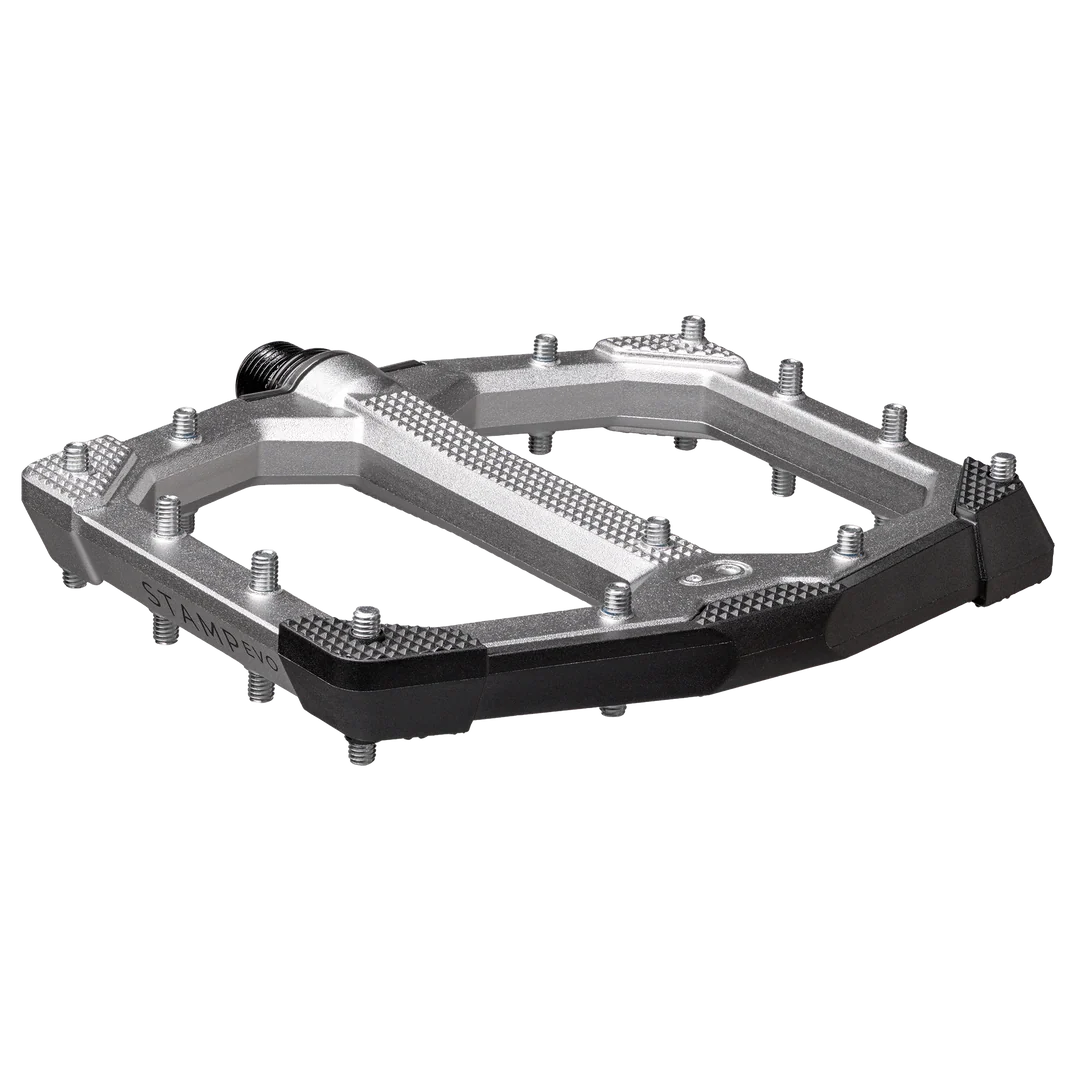 CRANKBROTHERS STAMP EVO Flat Pedale Large Silber