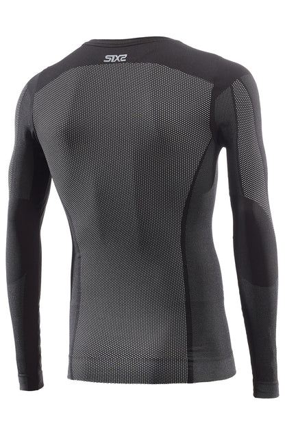 Unterhemd SIXS TS2 V2 Langarm Schwarz Carbon