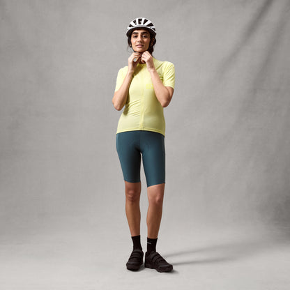 ENDURA ALLTRACK RIDE Damen Kurze Trägerhose Blaugrün