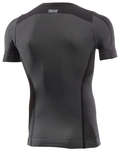 SIXS TS1 V2 Kurzarm-Unterhemd Schwarz Carbon