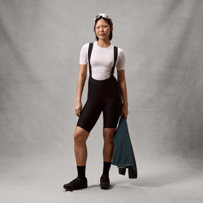 Kurzrad-Trägerhose ENDURA ALLTRACK RIDE Damen Schwarz