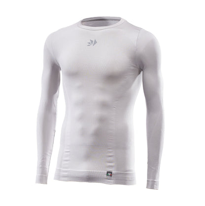 SIXS TS2 V2 Langarm-Unterhemd Siver White