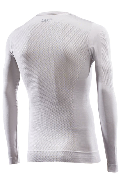 SIXS TS2 V2 Langarm-Unterhemd Siver White