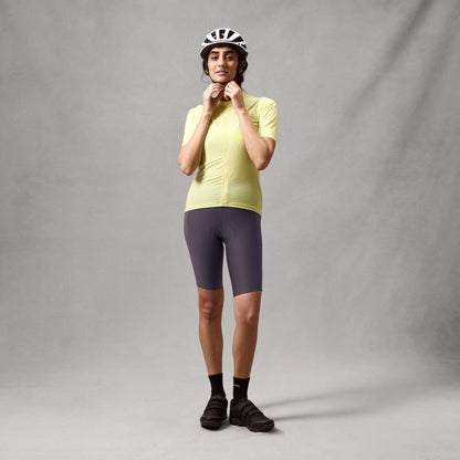 Kurzrad-Trägerhose ENDURA ALLTRACK RIDE Damen Carbon Grau
