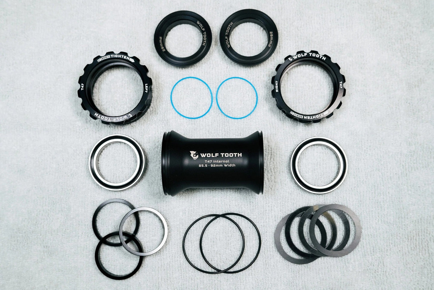 WOLFTOOTH T47 Externe 30mm Pedalbox Schwarz