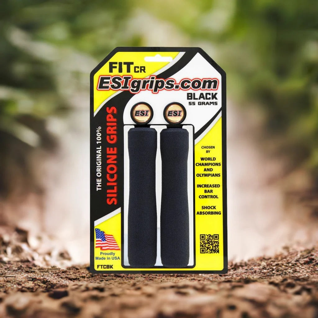 Grips ESI FIT CR (CHUNKY/RACER'S EDGE COMBO) 130 mm Schwarz