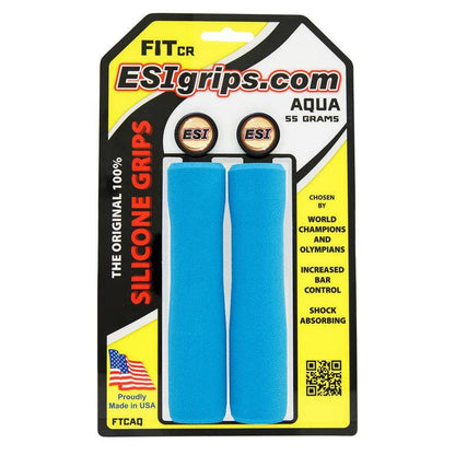Grips ESI FIT CR (CHUNKY/RACER'S EDGE COMBO) 130 mm Himmelblau