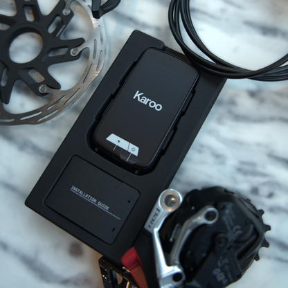 HAMMERHEAD KAROO 3 GPS-Fahrradcomputer — Gerät und Verpackung