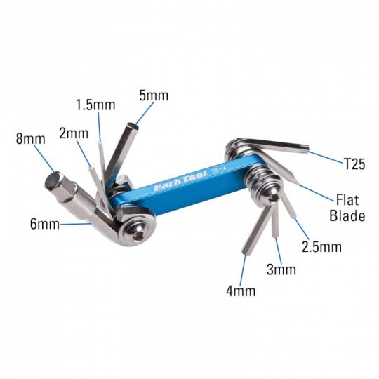 Multi-Werkzeug PARK TOOL IB-2 (8 Werkzeuge)