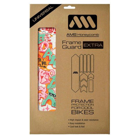 ALL MOUNTAIN STYLE EXTRA Born to Be Rider Klebeschutz für Rahmen Rot