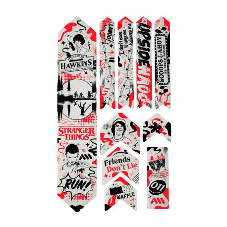 ALL MOUNTAIN STYLE EXTRA Stranger Things UpsideDown Klebeschutz für Rahmen Schwarz