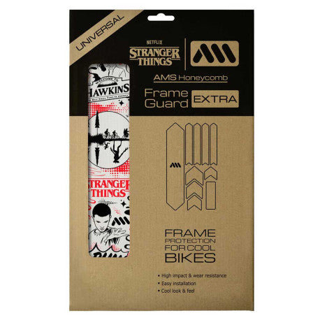 ALL MOUNTAIN STYLE EXTRA Stranger Things UpsideDown Klebeschutz für Rahmen Schwarz