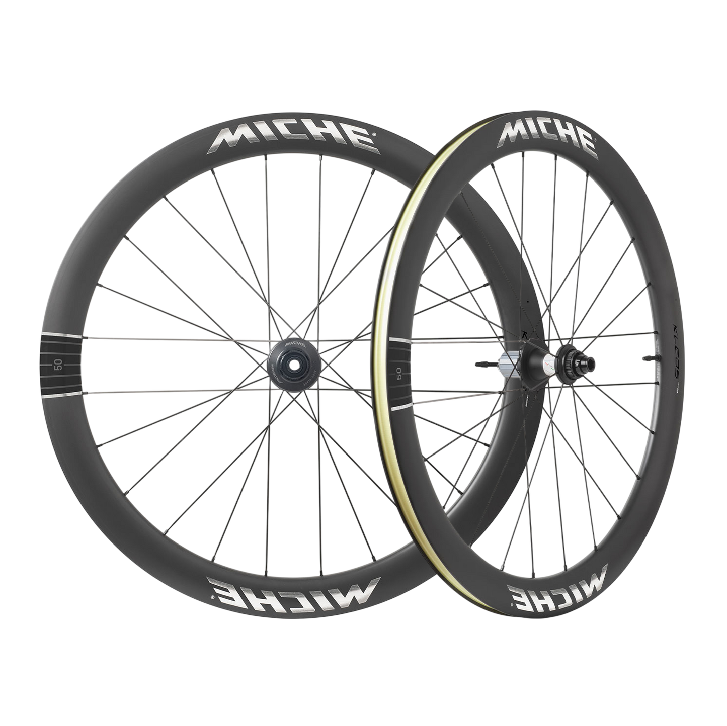 Paar MICHE KLEOS RD DX50 Tubeless Ready (Center Lock) Team Edition Laufräder