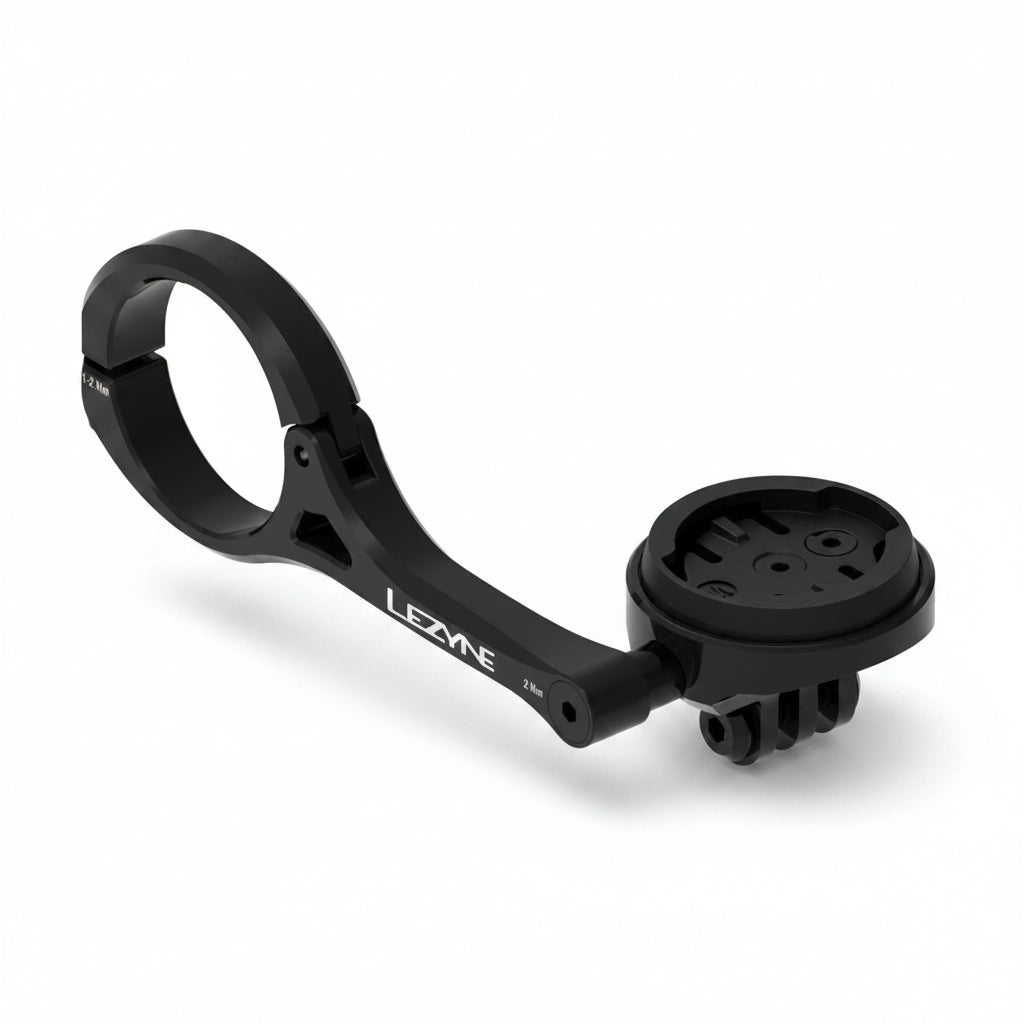 LEZYNE-Lenkerhalterung für GARMIN/WAHOO/LEZYNE-GPS-Geräte, schwarz