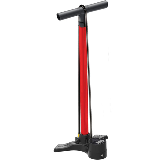 LEZYNE MACRO FLOOR DRIVE DIGITAL HP Standpumpe Rot