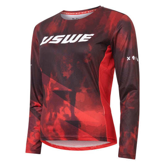 USWE LUFTIG MTB Langarm Trikot Women Rot