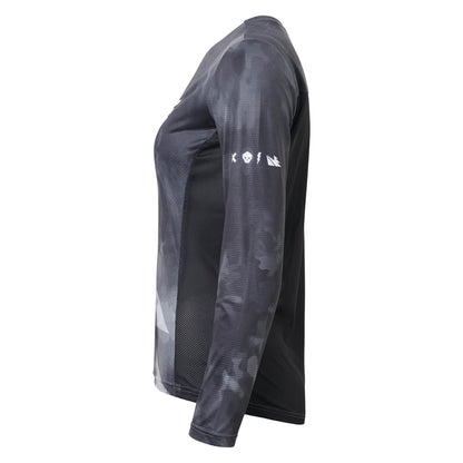 USWE LUFTIG MTB Langarmtrikot Damen Schwarz