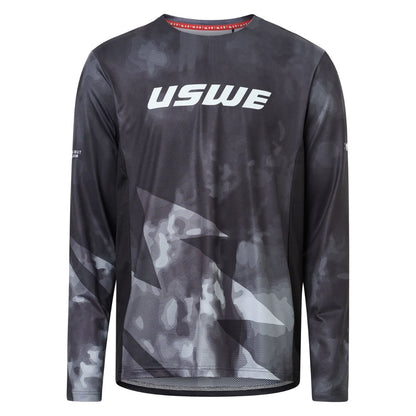 Trikot USWE LUFTIG MTB Langarm Schwarz