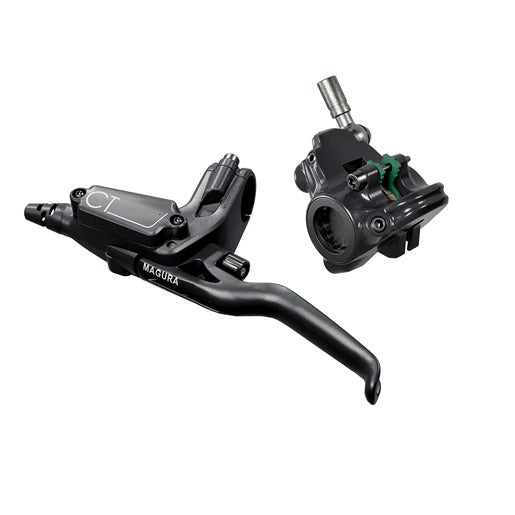 Kompletter MAGURA MT C4 Bremshebel links, Carbotecture, 3 Finger - Flatmount-Bremssattel