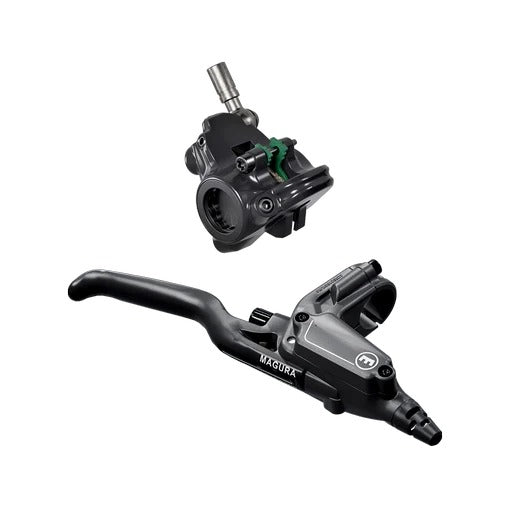 Kompletter MAGURA MT C4 Bremshebel rechts, Carbotecture, 3 Finger - Flatmount-Bremssattel