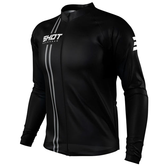 Maillot Manches Longues SHOT Unlimited Zip Noir