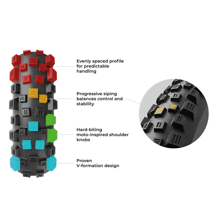 VITTORIA Martello 29x2.4 Trail Graphene 2.0 Tubeless Ready Reifen Weich Schwarz/Beige