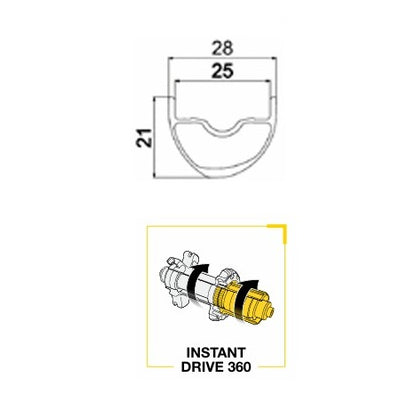 Vorderrad MAVIC ALLROAD 1 DISC Tubeless Ready (Center Lock)