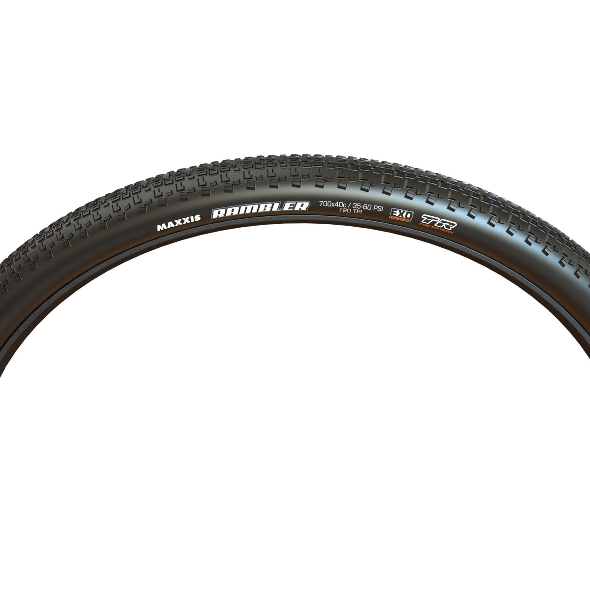 MAXXIS RAMBLER Reifen mit schwarzer Seitenwand – Seitenansicht